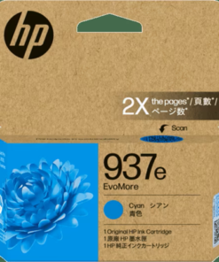 HP 937e EvoMore Cyan Original Ink Cartridge