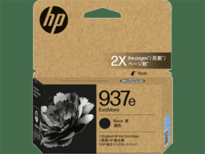 HP 937e EvoMore Black Original Ink Cartridge