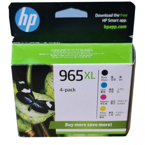 HP 965XL CMYK Ink Cartridge Combo 4-Pack 1 HP 965XL CMYK Ink Cartridge Combo 4-Pack