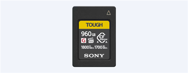 Sony CEAG960T Tough CFexpress Card 960GB 1 Sony CEAG960T Tough CFexpress Card 960GB