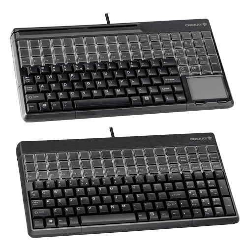 Cherry SPOS 61411 QWERTY Keyb MSR Touchp USB Blk CHG86-61411LAEB-U 1 Cherry SPOS 61411 QWERTY Keyb MSR Touchp USB Blk CHG86-61411LAEB-U