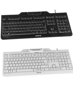 Cherry KC-1000 PC Keyboard with Smart Card Reader Black CHKC1000SCB-U
