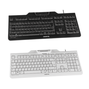 Cherry KC-1000 PC Keyboard with Smart Card Reader Black CHKC1000SCB-U