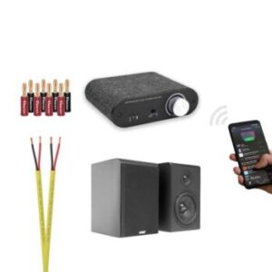 ARC-1439-24W Bluetooth Amp & Bookshelf Bundle -Arco
