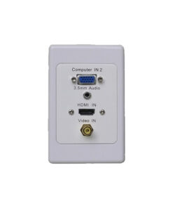 HDMI and Video Wallplate (ARC-1291AU) – Arco
