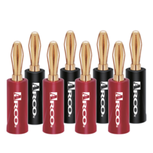 Alternative view of 24k Gold Plated Banana Plugs (ARC-BP60) – Arco