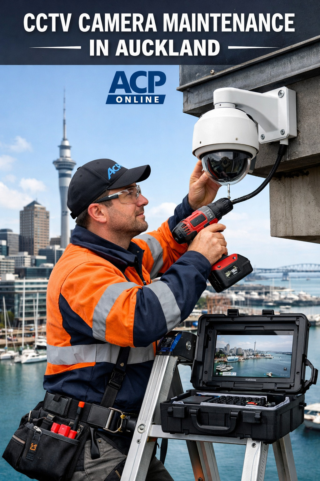 create image CCTV Camera Maintenance in Auckland