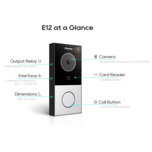 Alternative view of Akuvox E12W-B