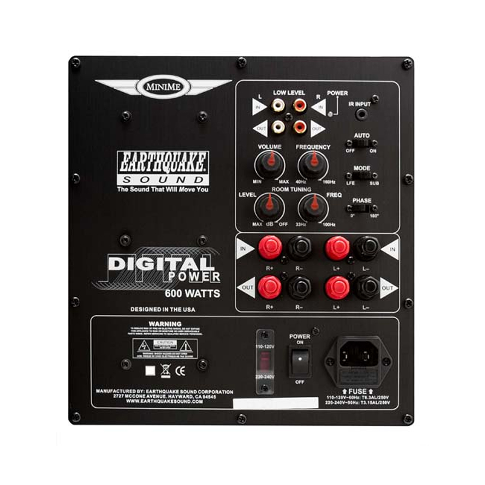 Minime P10 10″ Powered Sub, 600 Watts, Class D 2 Minime P10 10″ Powered Sub, 600 Watts, Class D - Image 2