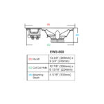 8″ In-Wall Speakers (Pair) (EWS800) – Earthquake Sound 12 Earthquake Sound EWS800 8