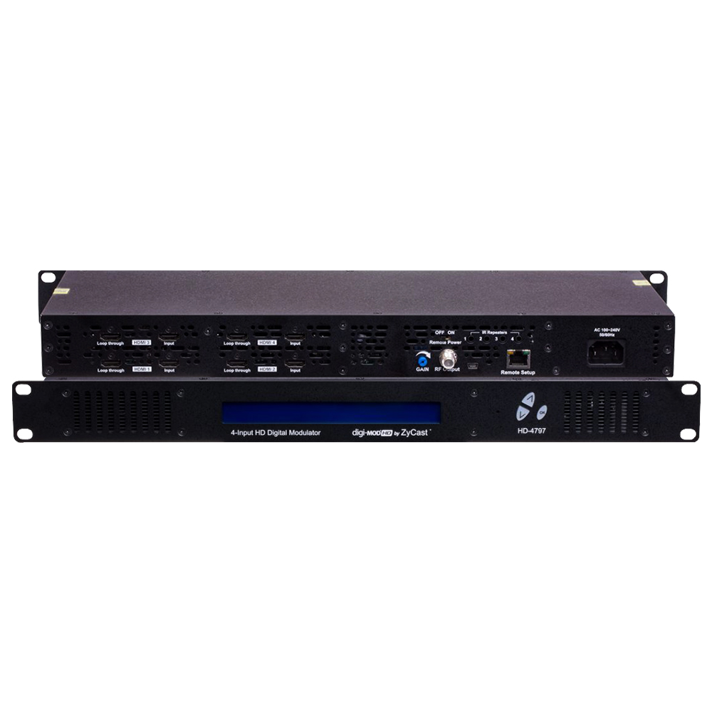 HD Digital Modulator Four-Input MPEG-4 (H.264) (HD-4797) – resi-linx 1 HD Digital Modulator Four-Input MPEG-4 (H.264) (HD-4797) – resi-linx