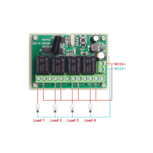 Alternative view of iSecure ICL-DC-4CH-Relay