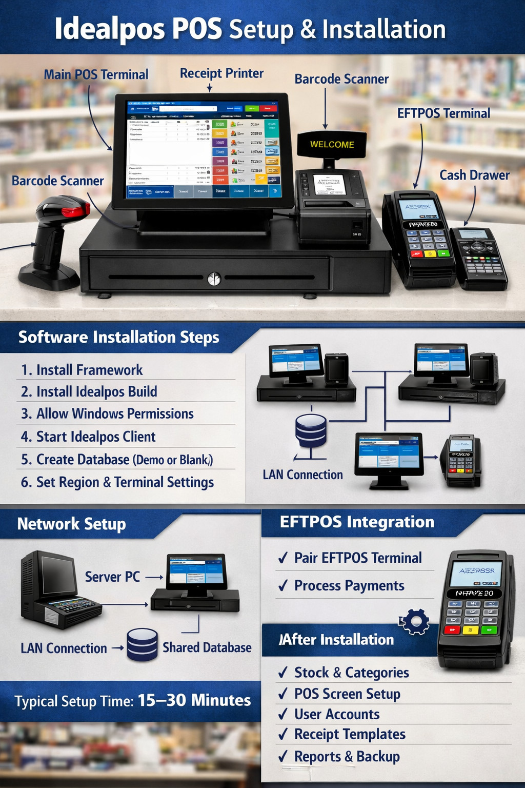 Idealpos POS Setup