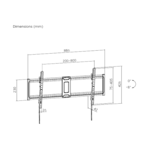 Alternative view of Brateck LP81-48T