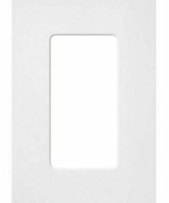 Lutron CW-1-WH US style 1 Gang Screwless Wallplate