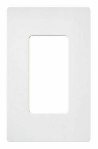 Lutron CW-1-WH US style 1 Gang Screwless Wallplate 1 Lutron CW-1-WH US style 1 Gang Screwless Wallplate