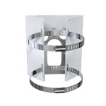 Pole Mount With Stainless Stell Straps 4