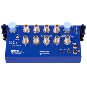 RF Video Distribution / Amplifier Unit with IR control (RL-RF380)-resi-linx