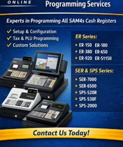 SAM4s Cash Register Programming