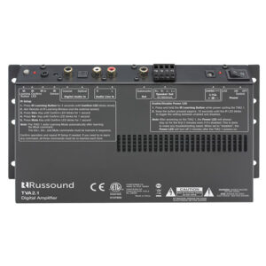 Digital Two-Channel Amplifier with IR learning and Sub Out (TVA2.1) – Russound