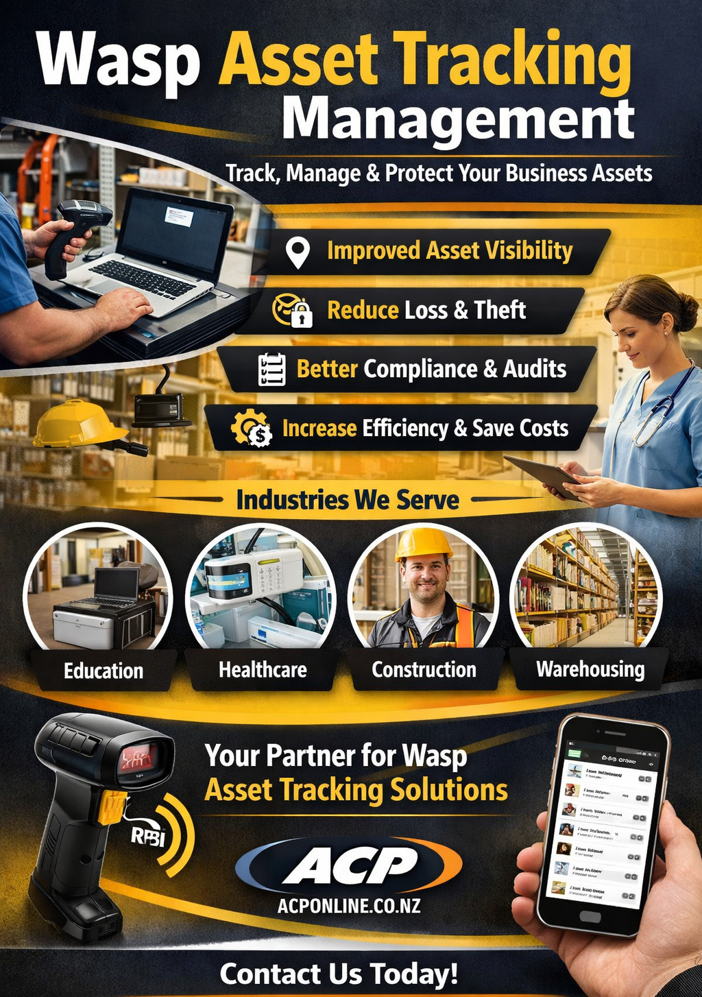 Wasp Asset Tracking Management