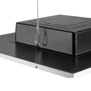 Alternative view of Ceiling Tile Speaker, 100V, 2,5-5-10W, black (Akustile-01) – Artsound