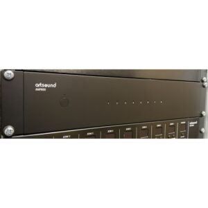 Alternative view of 8x50W Multichannel amplifier, black (AMP850) – Artsound