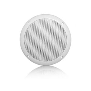 Alternative view of Waterproof, voice coil in-wall LS, round, 100W, white (2pc) (Pair) (MDC64) – ArtSound