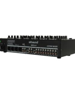 Alternative view of 4 Zone Audio Mixer, black (MIKS6.4) – Artsound