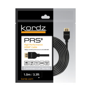 Alternative view of HDMI Cable PRS3 Passive series, 4K UHD 18Gbps – Kordz